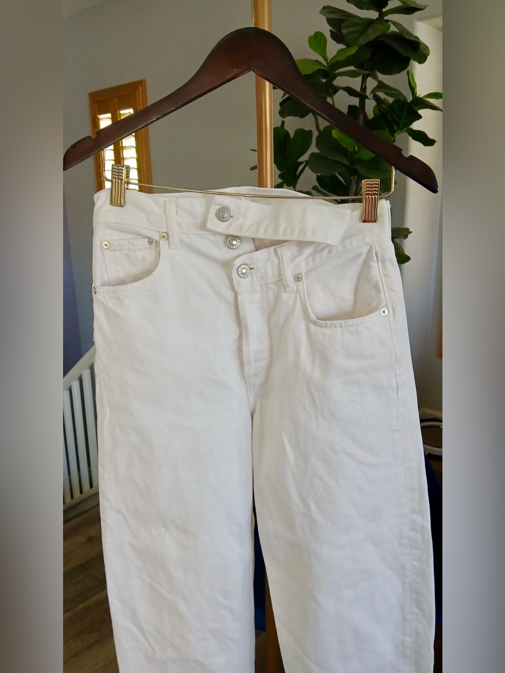 AGOLDE BROKEN WAISTBAND JEANS Women’s Size 24 - Picture 7 of 11